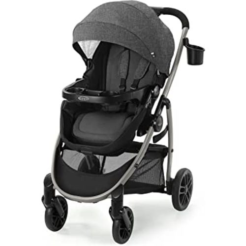 Graco Redmond Modes Pramette Stroller, 3-in-1 Convertible: Car Seat Carrier, Infant Pramette to Toddler Stroller with Reversible Seat and One-hand Fold