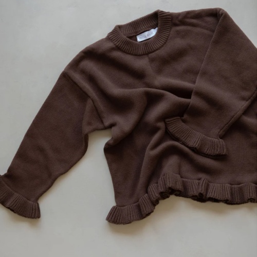 Pullover | Frill Cacao