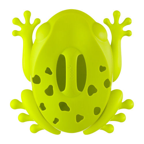 Boon Frog Pod Bath Toy Scoop, Store and Organize Bath Toys with Wall-Mounted Base