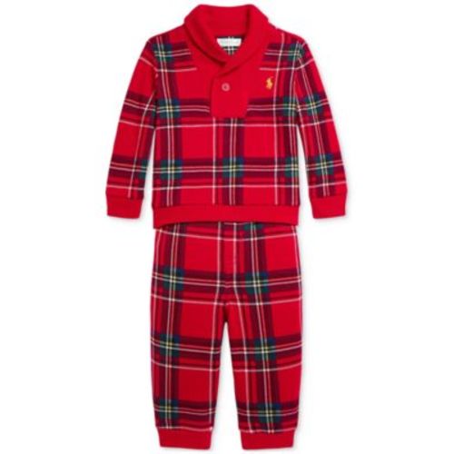 Baby Plaid Pullover & Jogger Pants Set