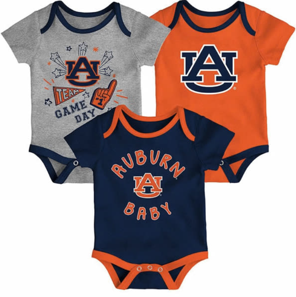 Auburn Tigers Baby NAVY Champ One Piece Set - 73125283