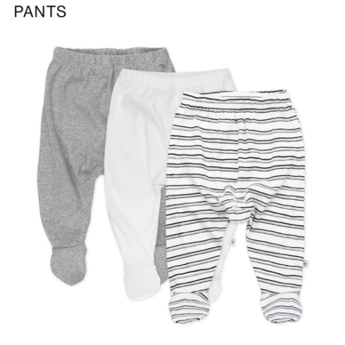 3-Pack Organic Cotton Footed Pants | Honest Baby Clothing