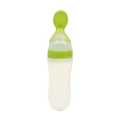 QianYing 4th of July Baby Food Dispensing Spoon, Solid Food Bag With Feeding Spoon, Making Homemade Baby / Toddler Food For Father's Day