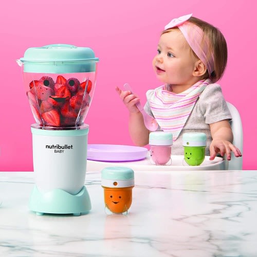 Nutribullet NBY-50100 Baby Food Making Bullet Systems 200w - Blue