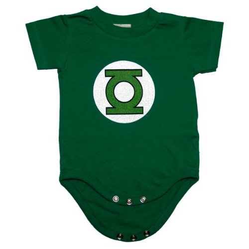 DC Comics Green Lantern Logo Infant Baby Romper Snapsuit (6-12 Months)