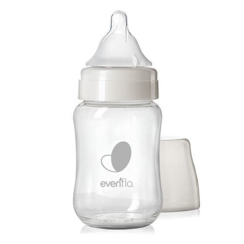 Evenflo 3pk Balance Wide-neck Anti-colic Baby Bottles Glass - 6oz