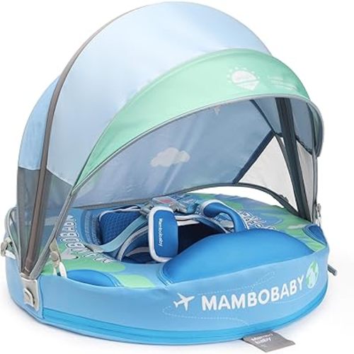 Mambobaby Add Tail Newest Baby Float with Sun Canopy – Earth