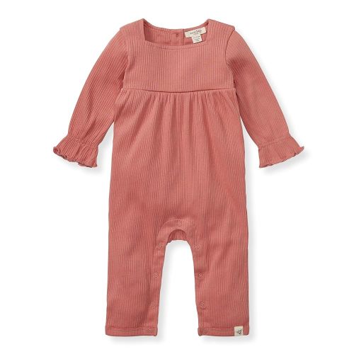 Burt's Bees Baby baby-girls Jumpsuit, 100% Organic Cotton One-piece Long Sleeve Outfit Coverall