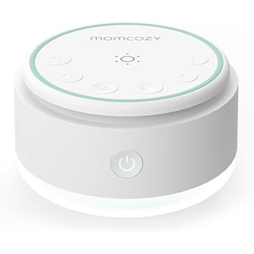 Momcozy Sound Machine for Baby-20 Soothing Sounds & Touch Light Portable White Noise for Kids & Adults for Sleeping Timer and Memory | Ideal Travel Companion & Nursery Must-Have & Outing | Shower Gift