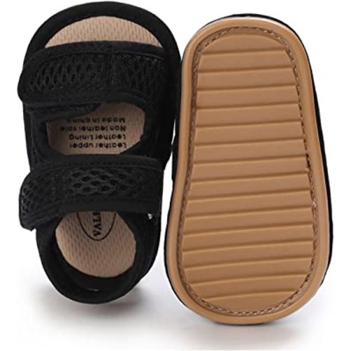 COSANKIM Infant Baby Boys Girls Summer Sandals Non Slip Soft Sole Toddler First Walker Crib Shoes (0-18 Months)