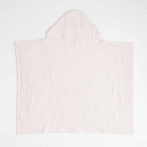 Personalized Baby's First Pink Organic Hooded Baby Towel