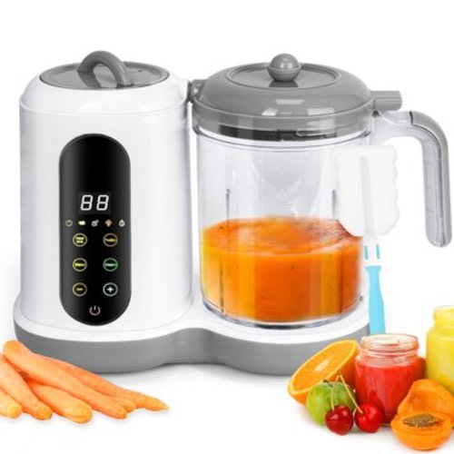 Rupoun Baby Food Maker and Steamer, Blender and Puree Maker, Gift for Healthy Homemade, Child, Infant, Toddler, White