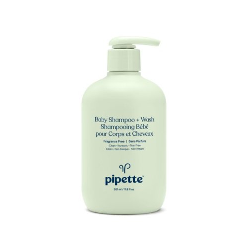 Pipette Tear-Free Baby Shampoo & Wash, Fragrance-Free