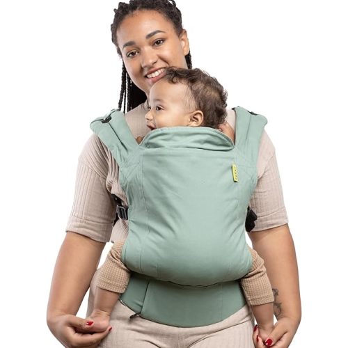 Boba Baby Carrier Classic - Backpack or Front Pack Baby Sling for 7 lb Infants and Toddlers up to 45 pounds (Sage Green)