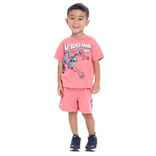 Spider-Man Toddler Boys Graphic Tee and Shorts Set, 2-Piece, Sizes 12M-5T