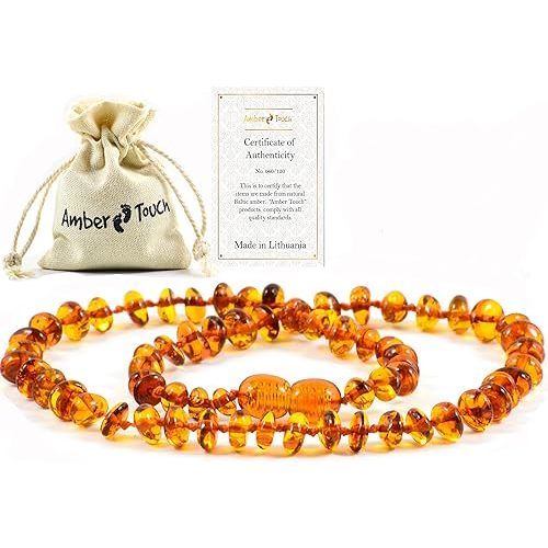 Amber Touch Teething Necklace