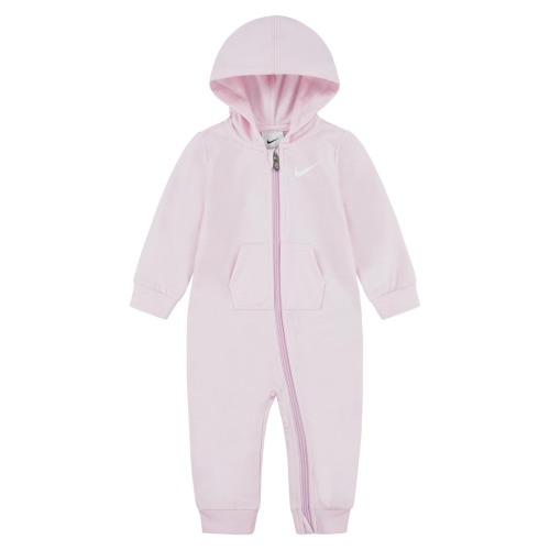 Essential Hooded Cotton Blend Coverall, 6M