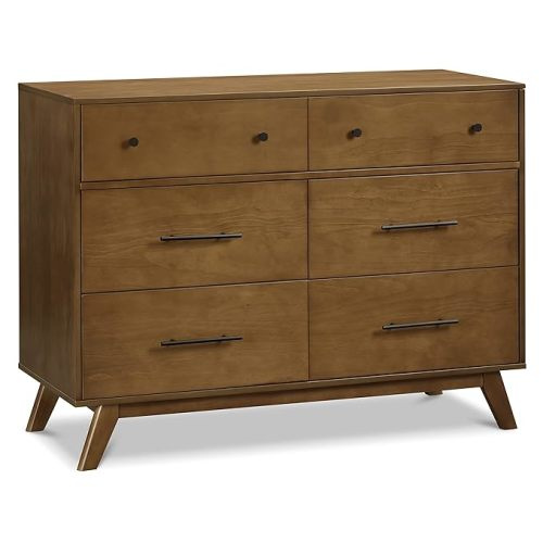 DaVinci Otto 6-Drawer Double Dresser in Walnut