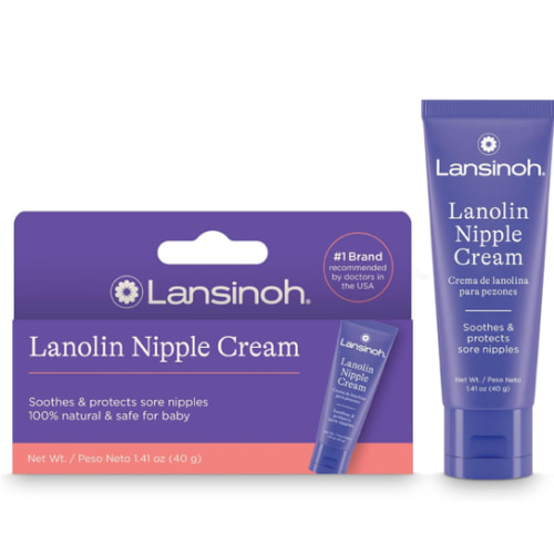 Amazon.com: Lansinoh Lanolin Nipple Cream Safe for Breastfeeding Baby, 100% Natural Nipple Butter for Mom, Breastfeeding Essentials, 1.41 Ounces : Baby