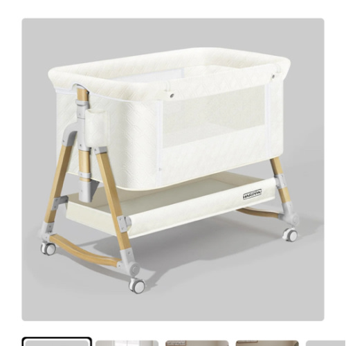 HARPPA Cuddly 3-in-1 Baby Bassinet Bedside Sleeper for Reflux