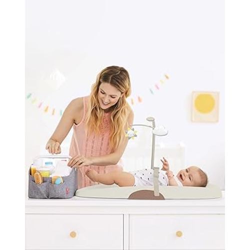 Skip Hop Nursery Style Wipe-Clean Changing Pad - Oat