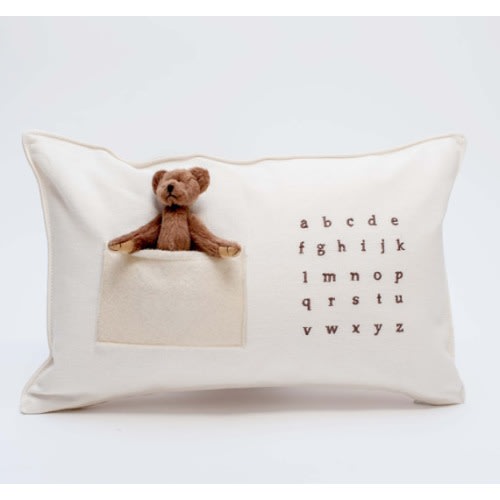 abc bear pillow by pilosale on Etsy