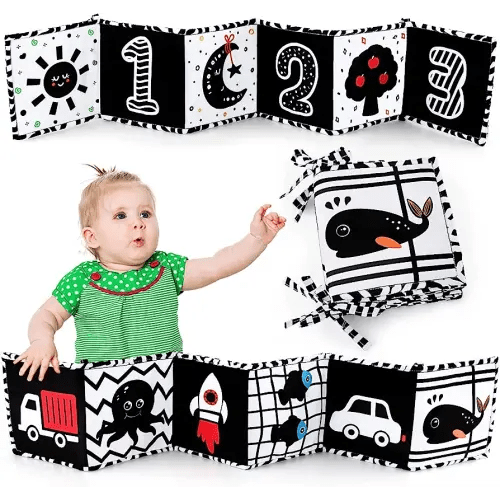 High Contrast Baby Book Tummy Time