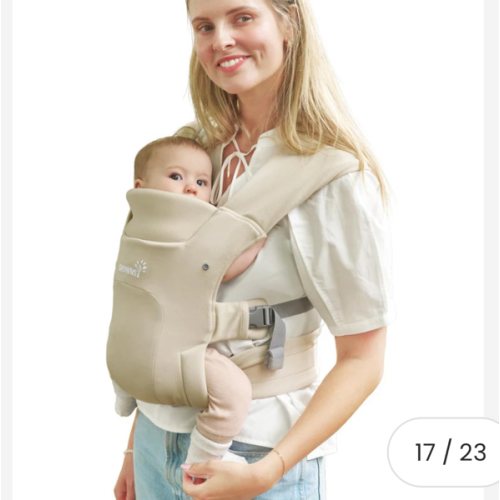 Ergonomic Baby Carrier with Head Support – Newborn to Toddler