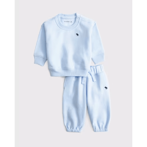 baby essential icon crew sweatshirt set