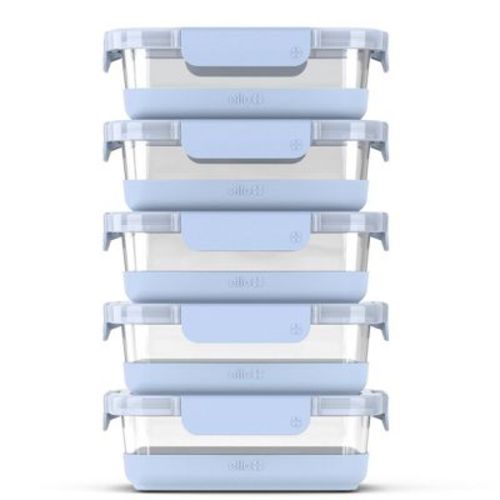 Ello Duraglass Refresh 10pc (set of 5) Glass Meal Prep Food Storage Containers Set