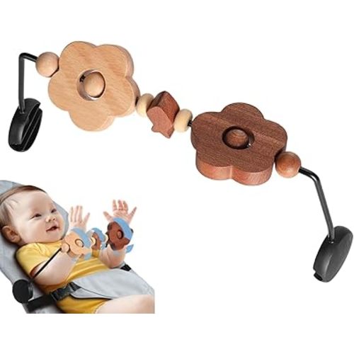 Toy Bar Compatible with Baby Bjorn Bouncer Toy Bar for Baby Bouncer,Easy to Attach and Remove Rotatable Bouncer Toys Attachment
