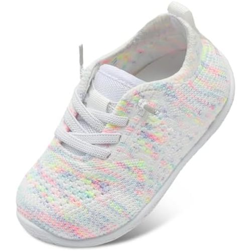 L-RUN Toddler Barefoot Boys Girls Tennis Shoes Wide Summer School Walking Sneakers Baby First Walking Shoes
