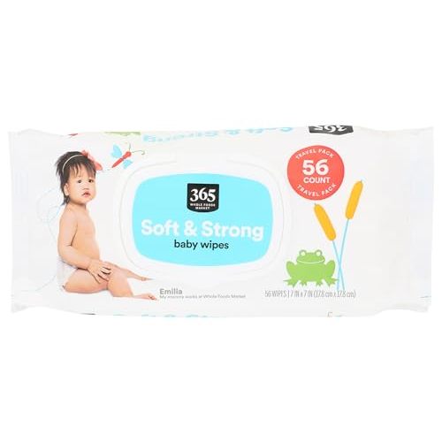 365 by Whole Foods Market, Baby Travel Wipes, 56 Count