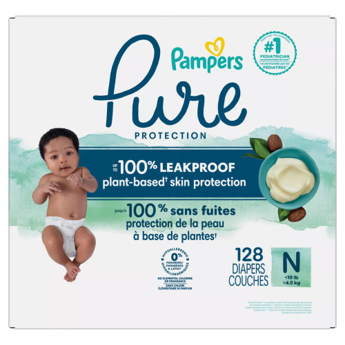 Pampers Pampers Pure Protection - Newborn (128 Count)