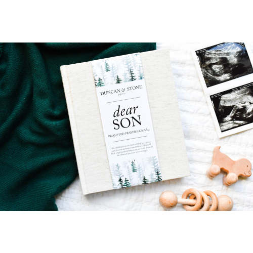 Duncan & Stone Dear Son Prompted Prayer Journal & Childhood Keepsake Book – Duncan & Stone Paper Co.