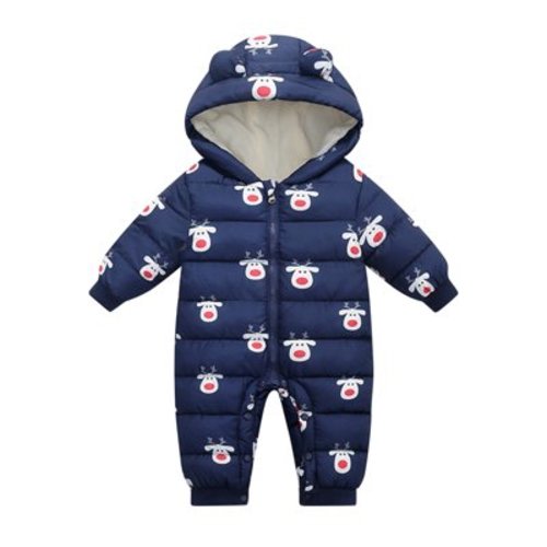 Outwear Jacket Down Padded Snowsuit Girls Warm Baby Wear Jumpsuit Snow Hooded Romper Coat Boys Boys Coat&jacket 3-6 Months