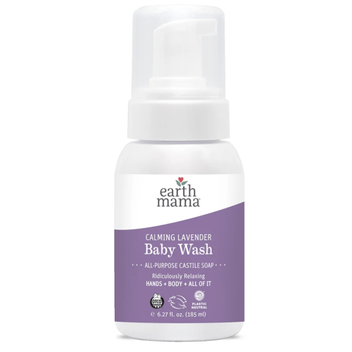 Calming Lavender Organic Castile Baby Wash | Earth Mama