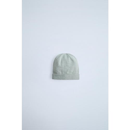 SILK COTTON BEANIE - Greenish | ZARA United States