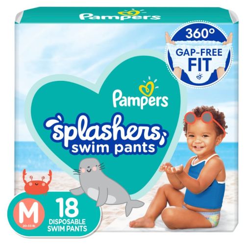 Pampers Splashers Disposable Swim Pants - (Select Size and Count), Size: Medium