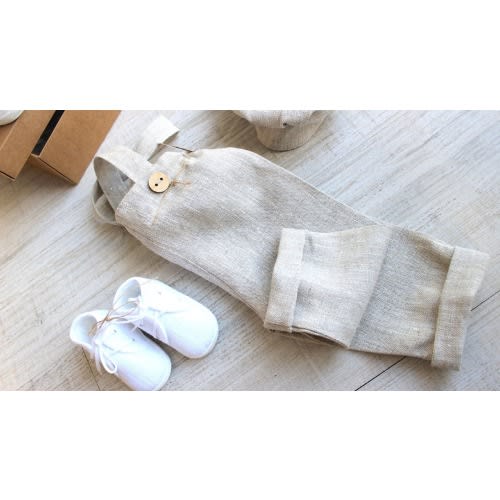 Linen pants 100% linen Baby boy linen pants BEIGE pants