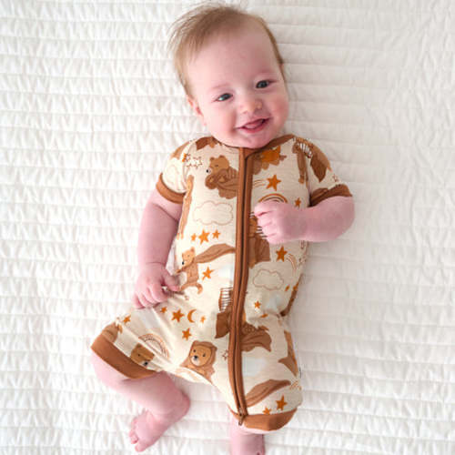 Little Sleepies - Beary Sleepy Shorty Zippy 0-3 month