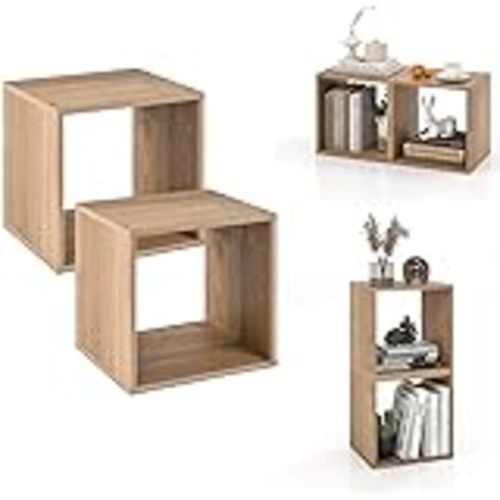 Amazon.com: ClosetMaid 4175 Cubeicals Organizer, 3-Cube, Birch : Home & Kitchen