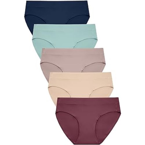 Kindred Bravely Women's Sustainable Brief Panty 5 Pack | Comfortable Maternity & Postpartum Underwear