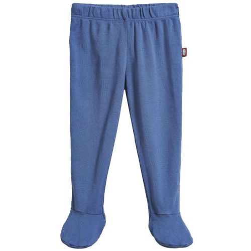 City Threads Usa-made Organic Cotton Soft Footed Baby Pants | White - Newborn