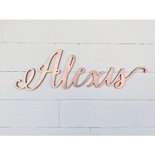 Baby Girl Nursery sign, Baby name cutout, girls nursery, baby name sign, kids room decor, above crib name sign
