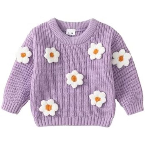 Infant Baby Girl Oversized Sweater Long Sleeve Sweaters Fall Winter Tops Clothes