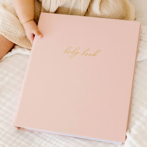 First Year Baby Memory Book - Pink