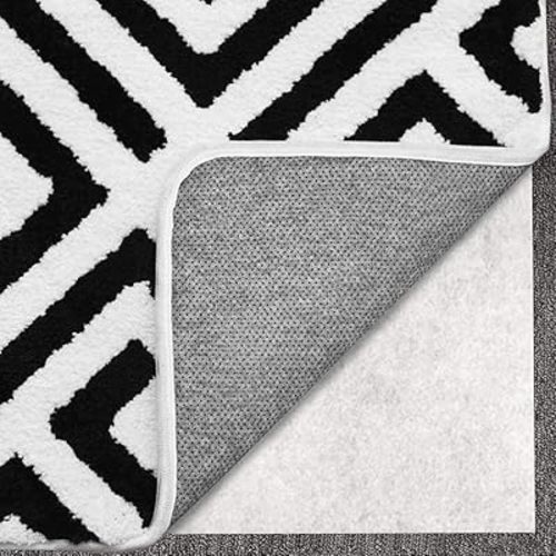 GORILLA GRIP Rug Pad for Carpet Floor, Double Sided Mat 5x7 FT Gripper for Over Carpets, Keep Area Rugs in Place on Carpeted Floors, No Residue Adhesive Pads, Reduce Shifting or Bunching Under Mats