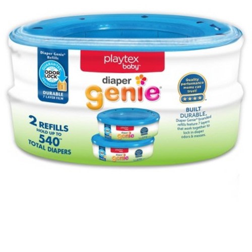 Playtex Baby Diaper Genie Diaper Disposal Pail System Refills 2pk