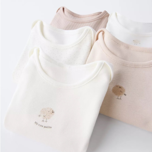 FIVE-PACK OF CHICK BODYSUITS - taupe brown | ZARA United States